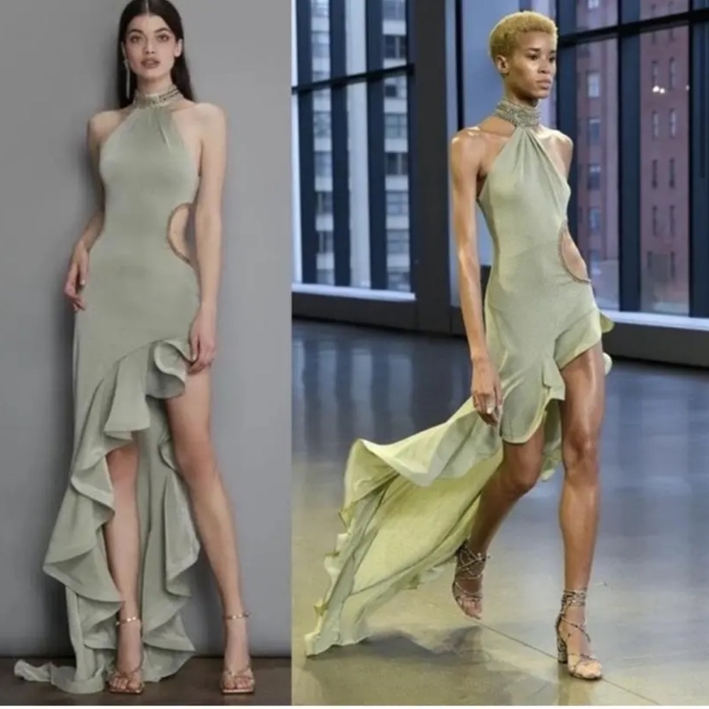 Bronx and Banco Runway X REVOLVE Nefertiti Gown in Menthol Large - Picture 17 of 17